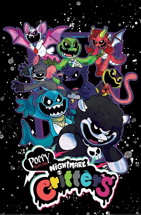 Плакат Poppy Platime - Mightmare Critters