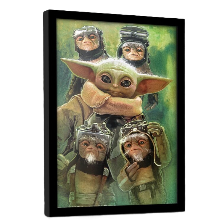 Плакат у рамці Star Wars: The Mandalorian and Grogu - Anzellans