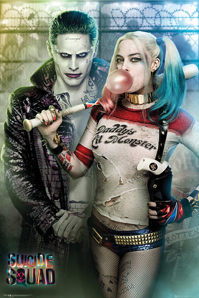 Плакат Suicide Squad - Joker and Harley Quinn