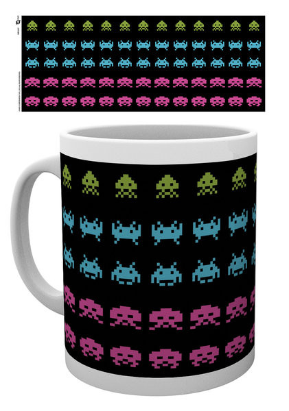 Skodelica Space Invaders - Invader Wrap
