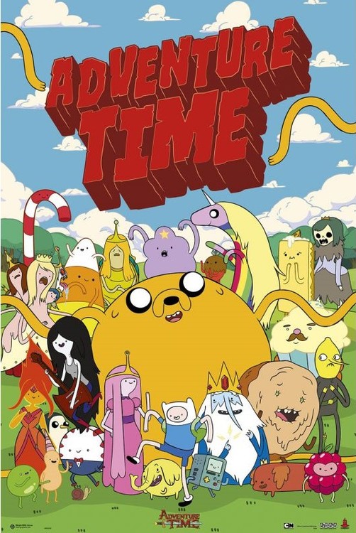 Poster Adventure time - personajes