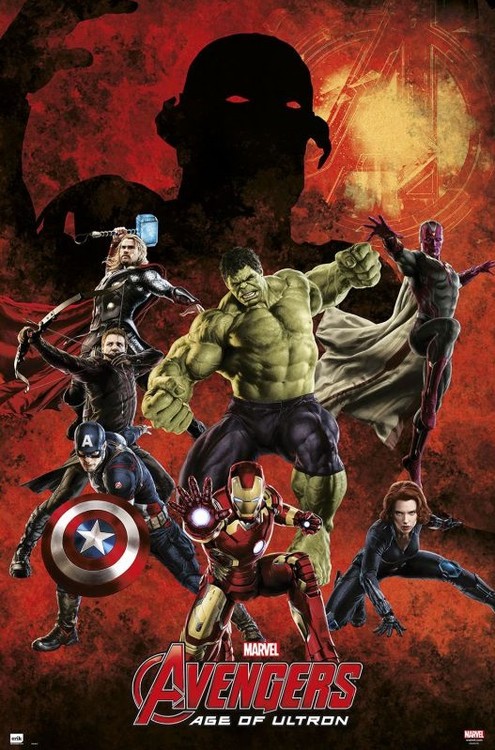 Плакат Marvel - Avengers age of Ultron