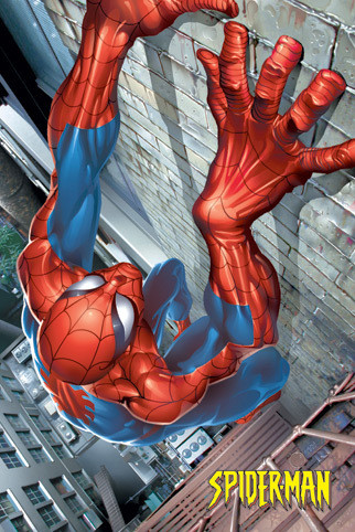Плакат SPIDER-MAN - klettern