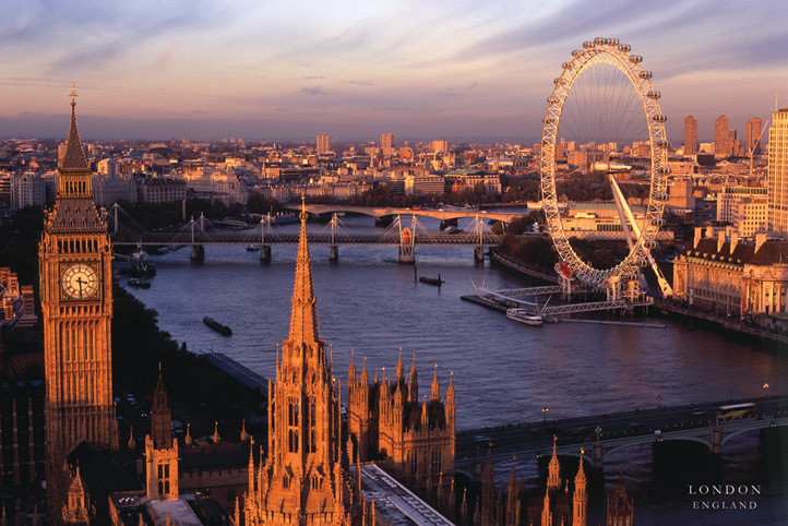 Плакат London - England