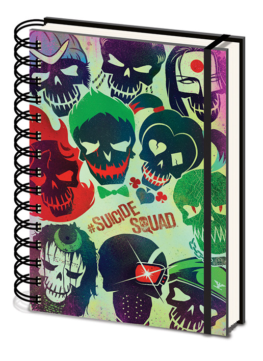 Σημειωματάριο Suicide Squad - Skulls
