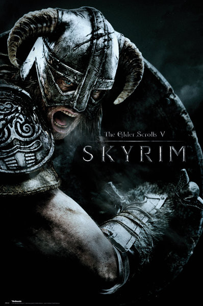 Poster Skyrim - Attack
