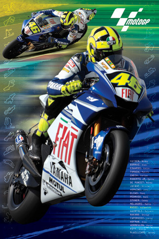 Poster Moto GP - rossi