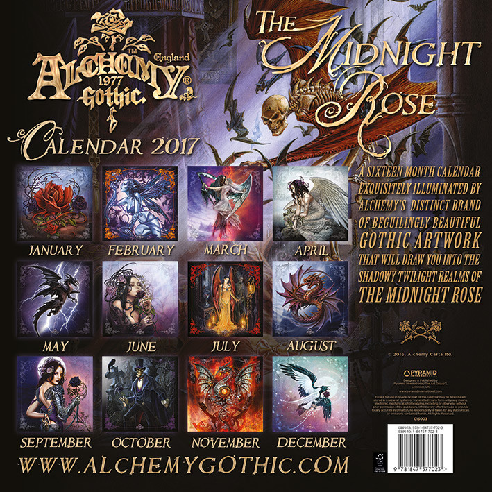 Alchemy - Gothic - Calendarios De Pared 2021 | Consíguelos En