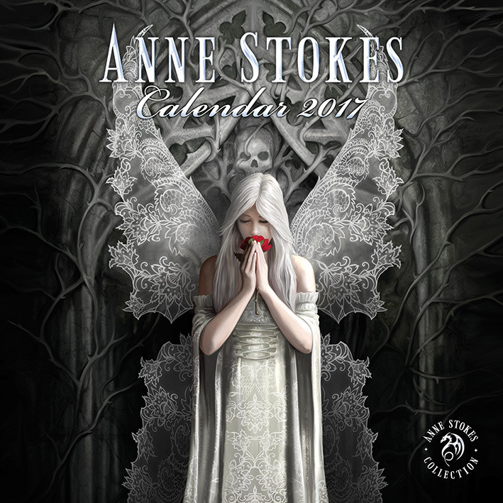 Календар 2027 Anne Stokes