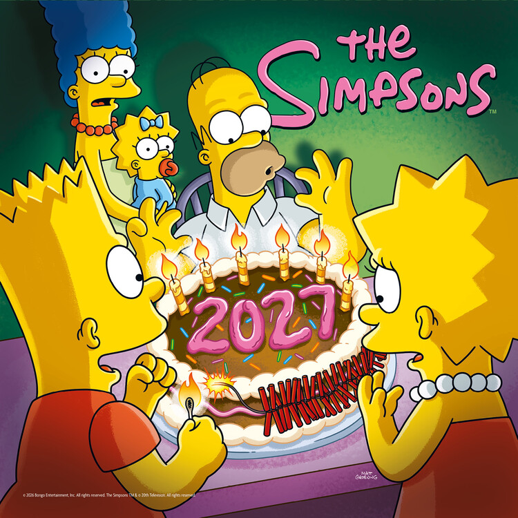 Календар 2027 The Simpsons