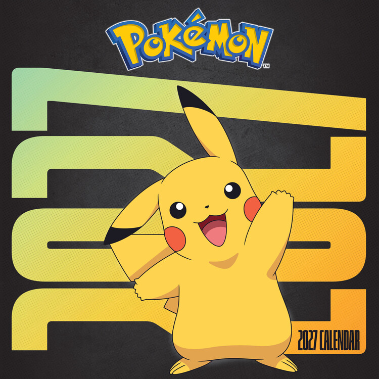 Календар 2027 Pokemon