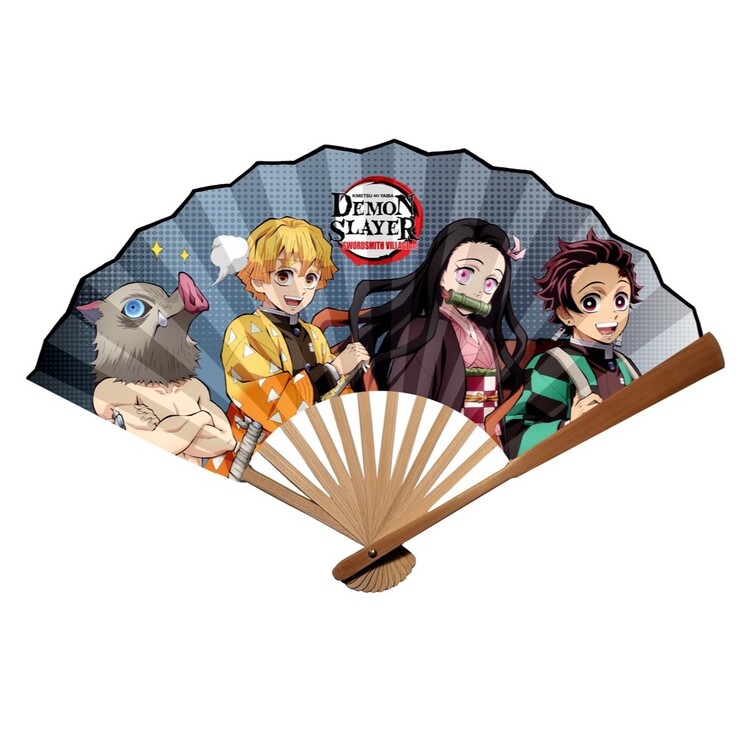 Одяг Віяло Demon Slayer: Kimetsu no Yaiba - Japanese Bamboo Fan