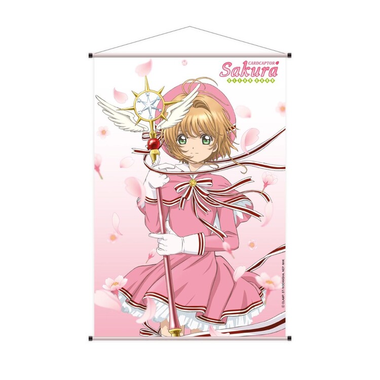 Текстильний постер Cardcaptor Sakura: Clear Card - Sakura Kinomoto Cherry Blossoms