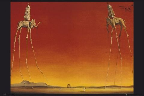 Плакат Salvador Dalí – elephants