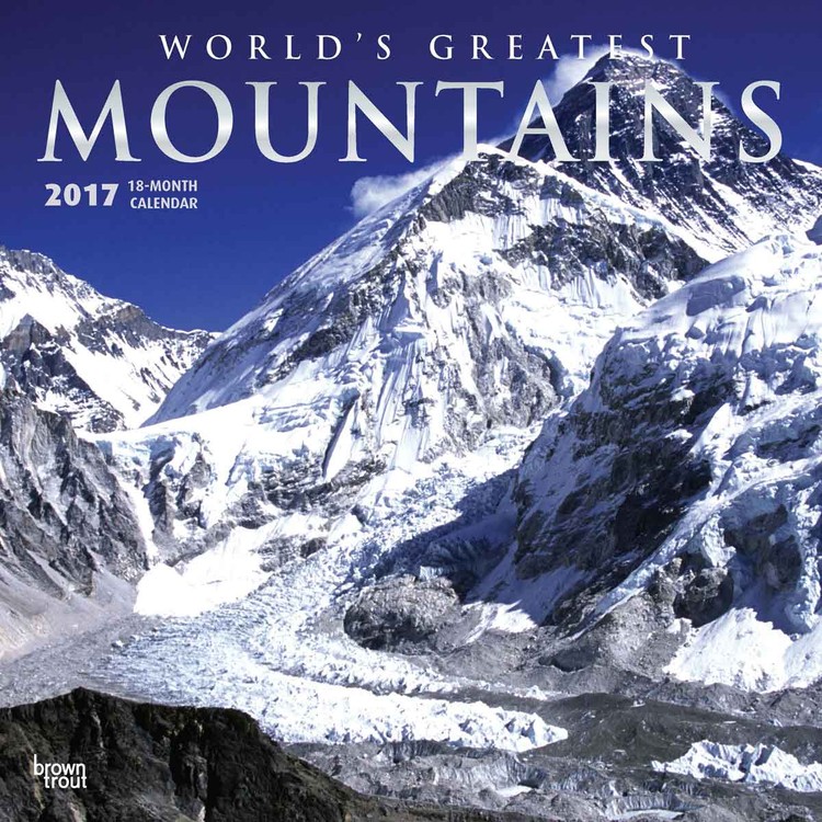 Calendar 2027 Mountains - Worlds Greatest