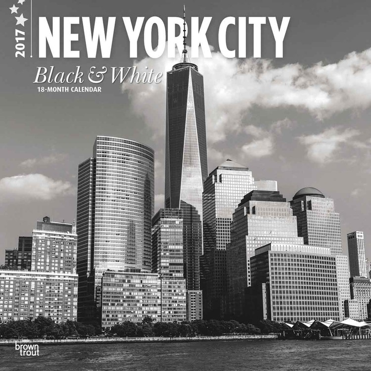 Calendar 2017 New York - Black & White