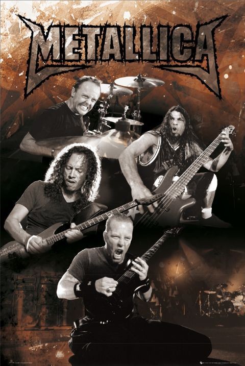 Плакат Metallica - group