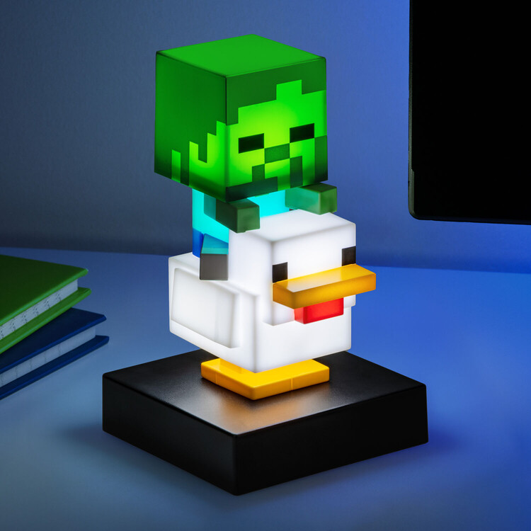 Λαμπερές φιγούρες Minecraft - Zombie Chicken Jokey