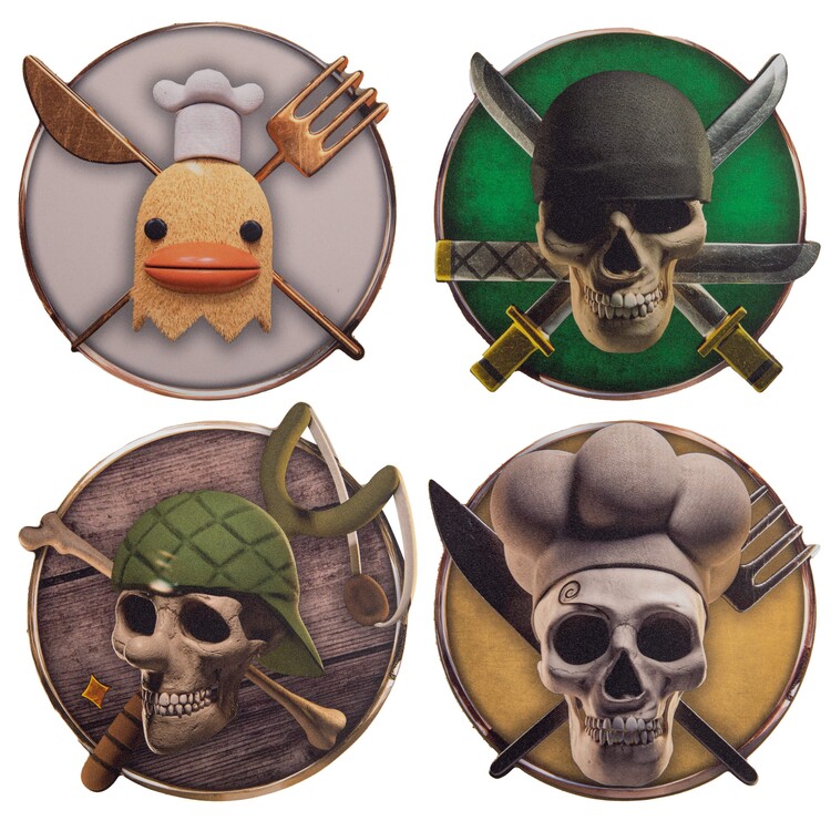 Σουβέρ One Piece - Karoo / Carue, Roronoa Zoro, Usopp, Sanji