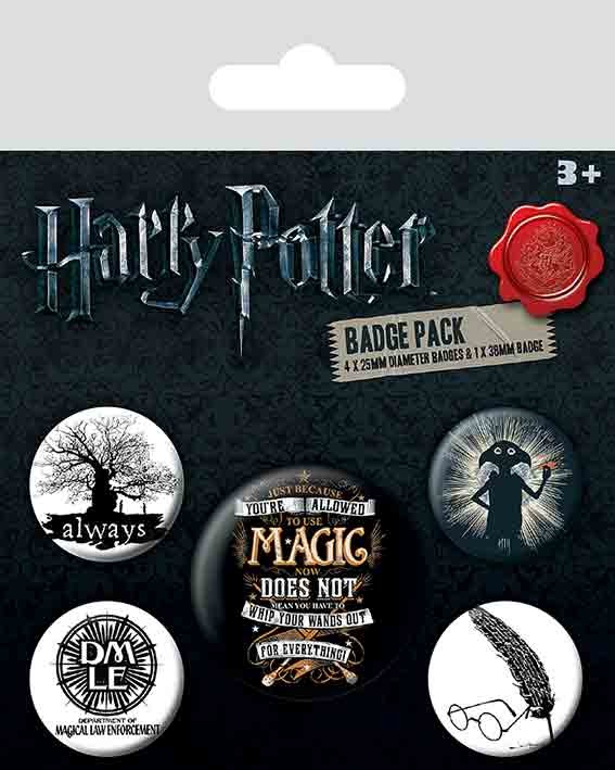Σετ κονκάρδες Harry Potter - Symbols