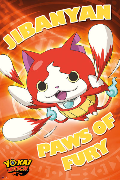 Плакат Yo-Kai Watch - Paws of Fury