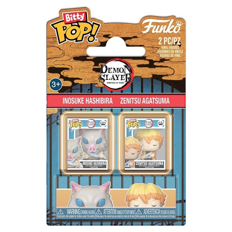 Φιγούρα Bitty Funko POP! - Demon Slayer: Kimetsu no Yaiba - Inosuke & Zenitsu