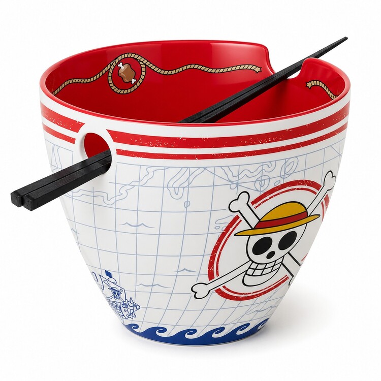 Комплект купа и клечки за рамен One Piece - Monkey D. Luffy