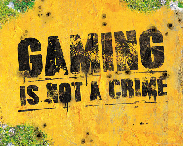 Αφίσα Gaming - Is Not A Crime