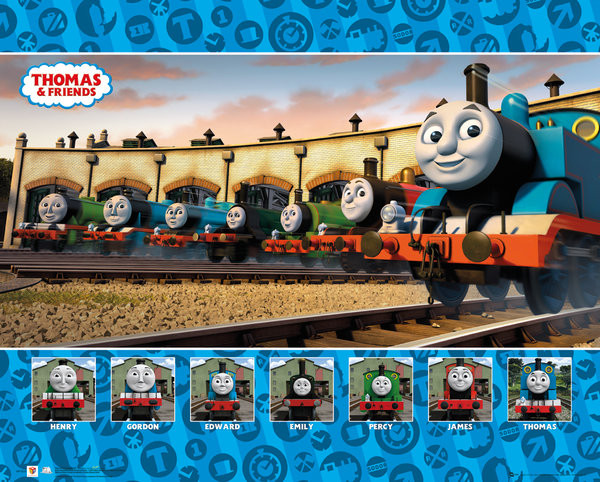 Poster Thomas and Friends - Group