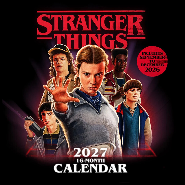 Календар 2027 Stranger Things