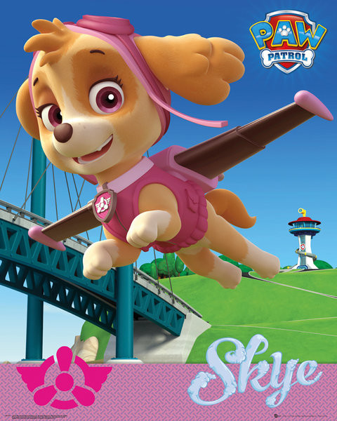 Плакат Paw Patrol - Skye