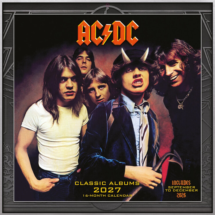 Календар 2027 AC/DC - Albums