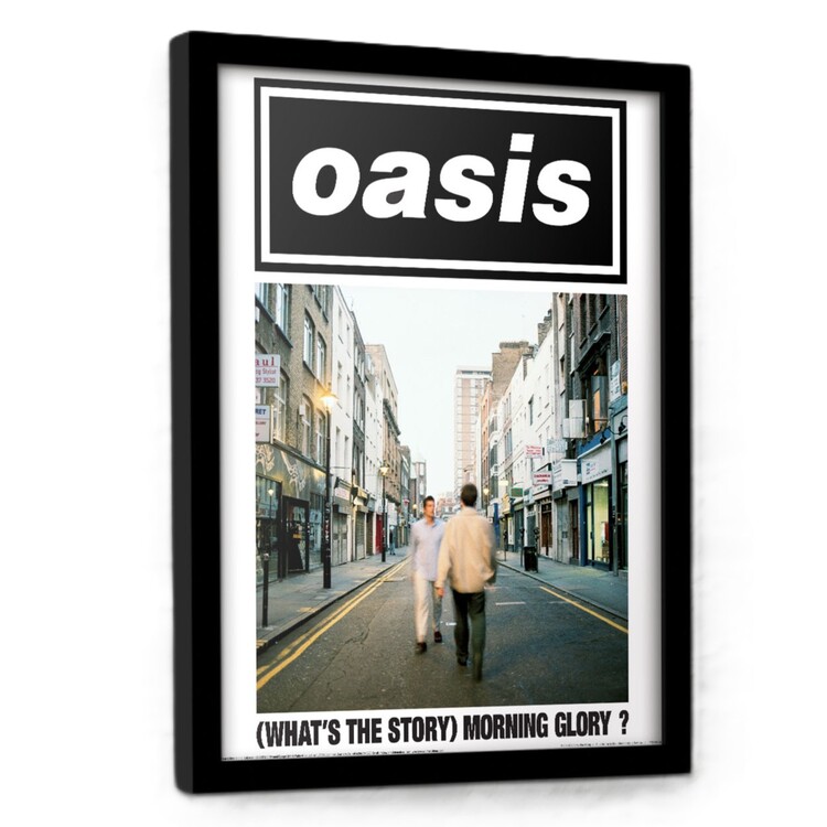 Κορνιζαρισμένη αφίσα Oasis - What's the Story Morning Glory?