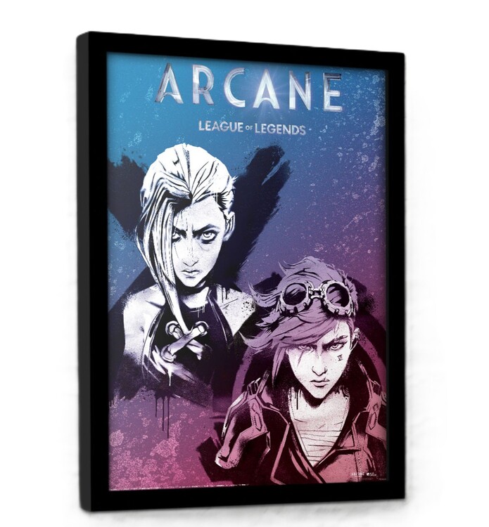 Плакат у рамці Arcane - Jinx & Vi