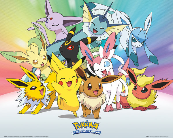 Плакат Pokemon - Eevee
