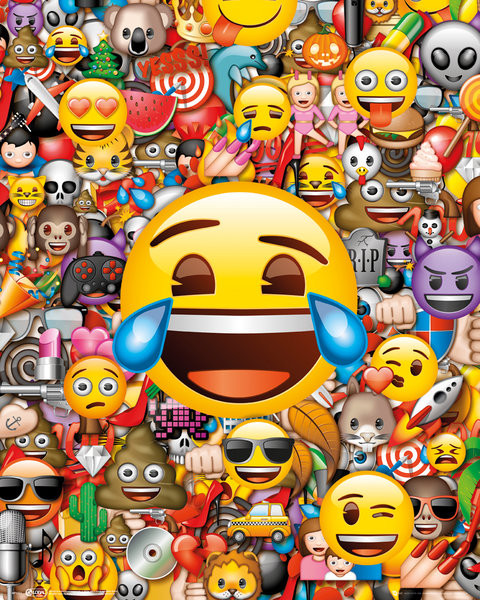 Плакат Emoji - Collage