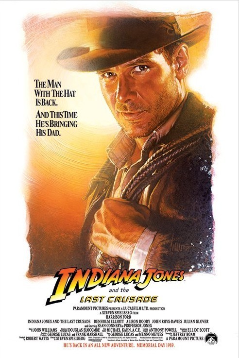 Indiana Jones The Last Crusade ポスター Poster INDIANA JONES - the last crusade one sheet | Wall Art | 3+1