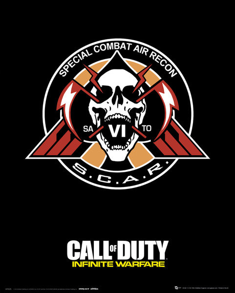Плакат Call Of Duty: Infinite Warfare - Scar
