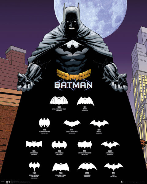 Плакат Batman - Logos