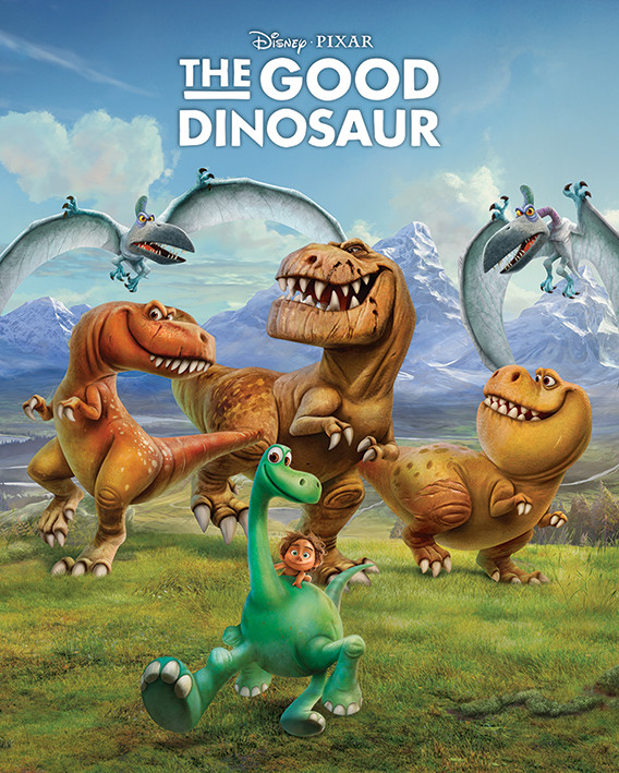 Плакат Dobry dinozaur - Characters