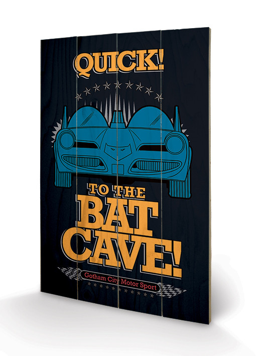 Ξύλινη τέχνη Batman - To The Bat Cave
