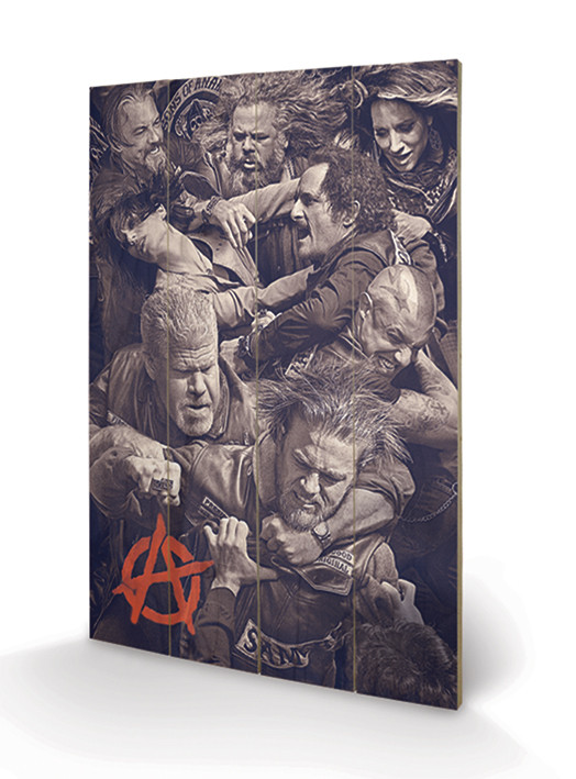 Ξύλινη τέχνη Sons of Anarchy - Fight