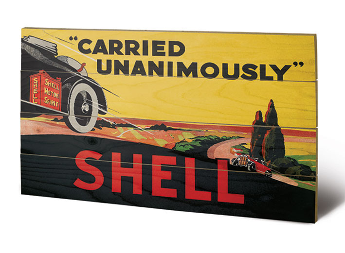 Ξύλινη τέχνη Shell - Carried Unanimously, 1923