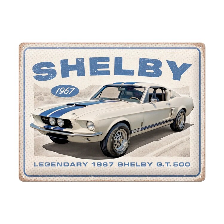 Mеталеві знак Shelby - 1967 GT 500