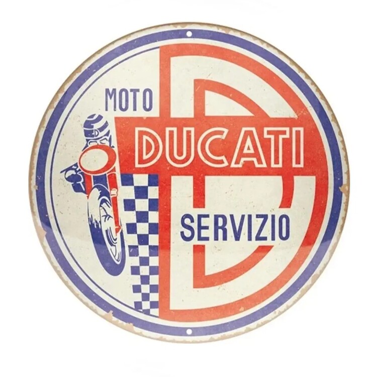 Mеталеві знак Ducati - Moto Servizio