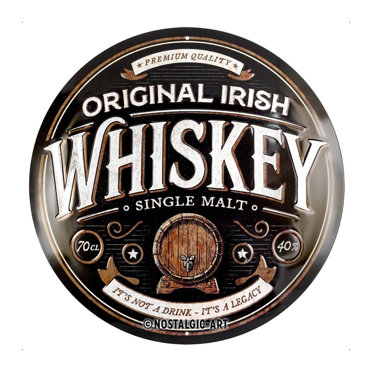 Mеталеві знак Original Irish Whiskey
