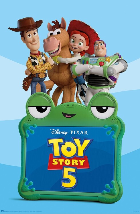 Плакат Toy Story 5 - Woody, Buzz, Jessie, Bullseye