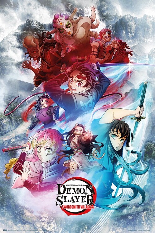 Плакат Demon Slayer - Sword Smith Village 1
