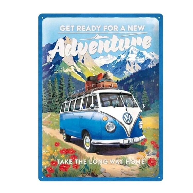 Mеталеві знак VW - New Adventure