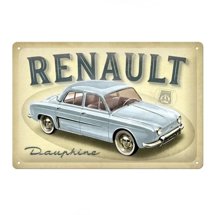 Mеталеві знак Renault - Dauphine